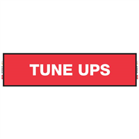 2' x 8' FullSpeed Automotive Red Tune Ups Mesh Bay Banner (single-sided)