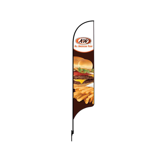[None] 15' A&W Burgers & Fries  AdverSail Flag Kit