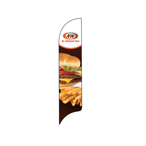 15' A&W Burgers & Fries  AdverSail Flag